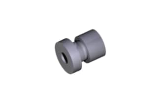 Waters Ferrule, Flangeless w/Lock Ring, 3/pk