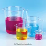Daihan Science PMP Crystal-Clear Handle Beaker, Mould-graduated, 100~5,000㎖<br>Made of Polymeth