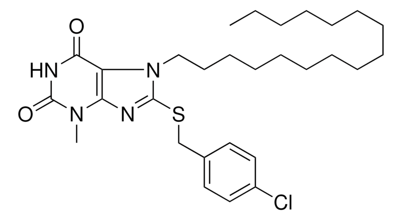 Merck 8-(4-CHLORO-BENZYLSULFANYL)-7- - 5 MG&