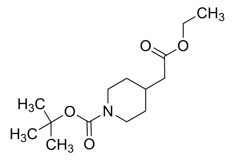 Merck tert-Butyl 4-(2-ethoxy-2-oxoethyl)piperidine-1-carboxylate