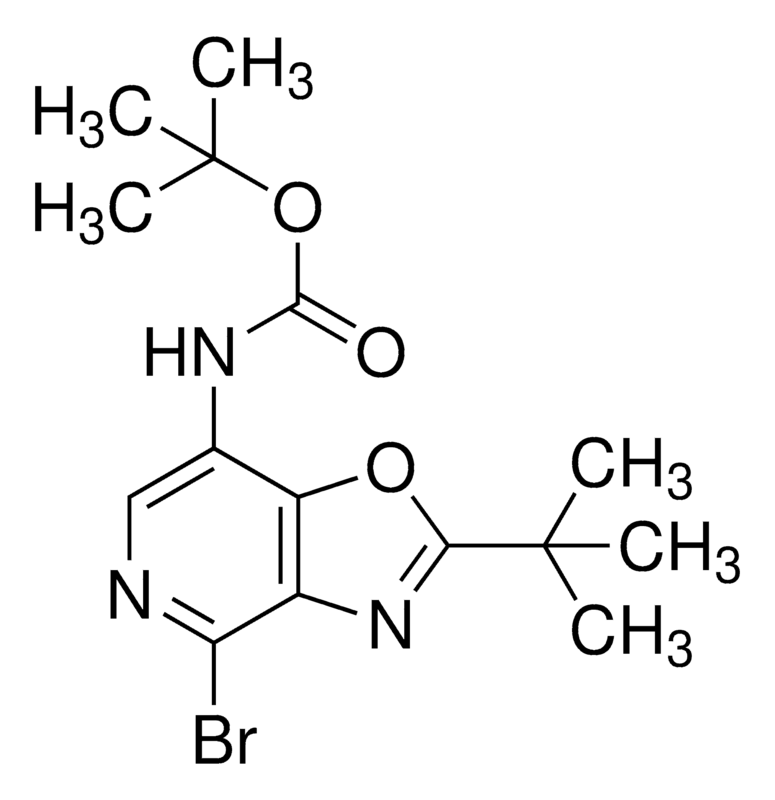 Merck tert-Butyl (4-bromo-2-(tert-butyl)oxazolo[4,5-c]pyridin-7-yl)carbamate