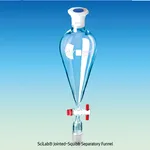 Daihan Science SciLab Jointed-Squibb Separatory Funnel, 24/40 or 24/29 Cone, 125~2,000㎖<br>Wit