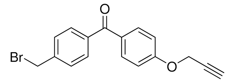Merck (4-(Bromomethyl)phenyl)(4-(prop-2-yn-1-yloxy)phenyl)methanone