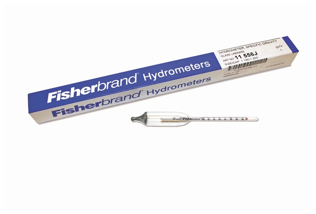 Thermo Fisher Scientific Precision Specific Gravity 150 - 185mm Long Hydrometers