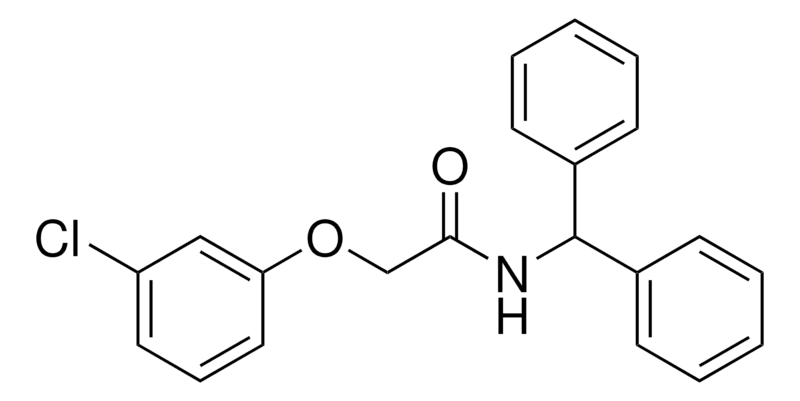 Merck N-BENZHYDRYL-2-(3-CHLORO-PHENOX - 10MG &