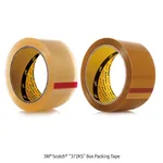 Daihan Science 3M Scotch “372KS” Box Packing Tape, Transparent & Translucent Milky-Amber<br>I