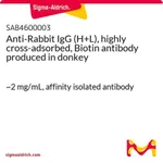 Merck Anti-Rabbit IgG (H+L), highly cross-adsorbed, Biotin antibody produced in donkey