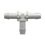 Tee Tube Fitting with 600 Series Barbs, 3/8` (9.5 mm) ID Tubing