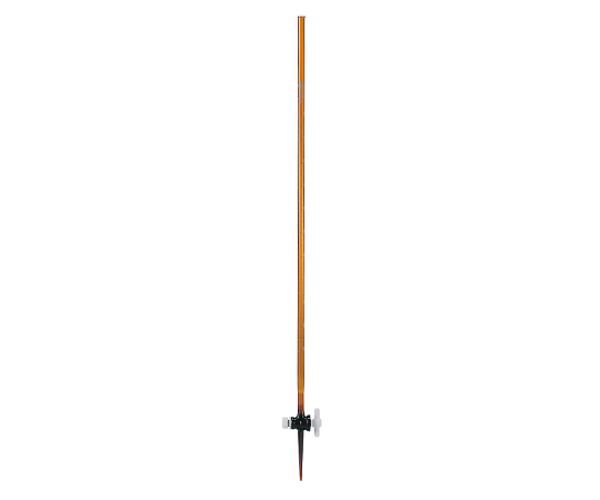 AS ONE Burette (Super Grade, Dark Brown, with PTFE Cock), 뷰렛 (수퍼그레이드, 다갈색, PTFE 콕)
