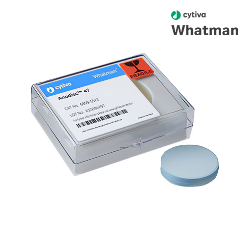 CYTIVA 6809-7013 / Anodisc 멤브레인 필터(Membrane Filter), 13mm 0.1µm, 서포트 링 미포함, Anopore inorganic[100EA/PK]