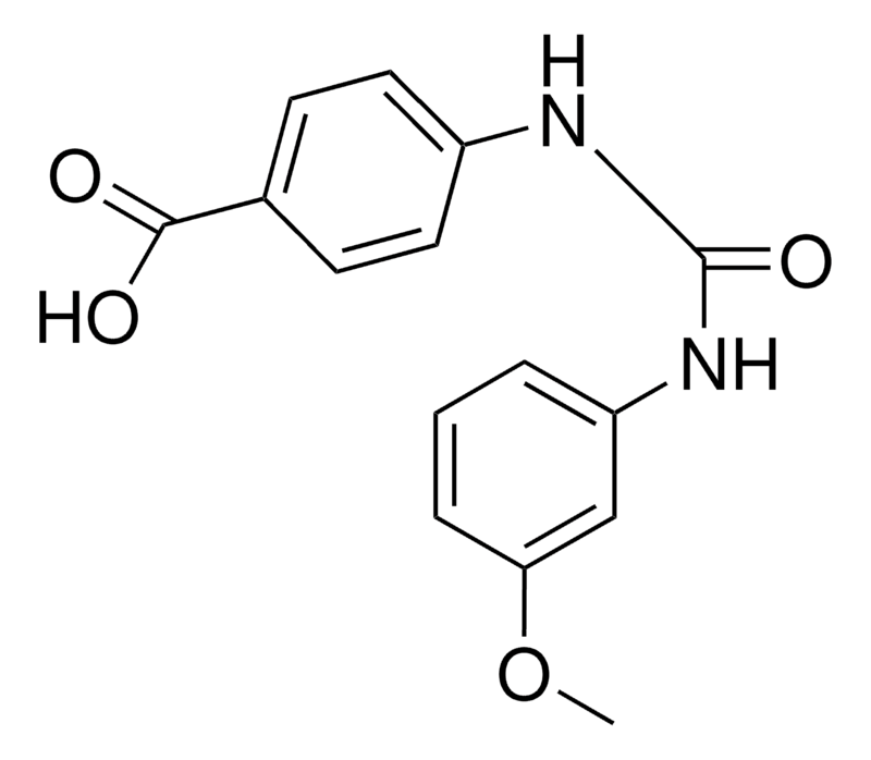 Merck 1-(M-ANISYL)-3-(4-CARBOXYPHENYL)UR