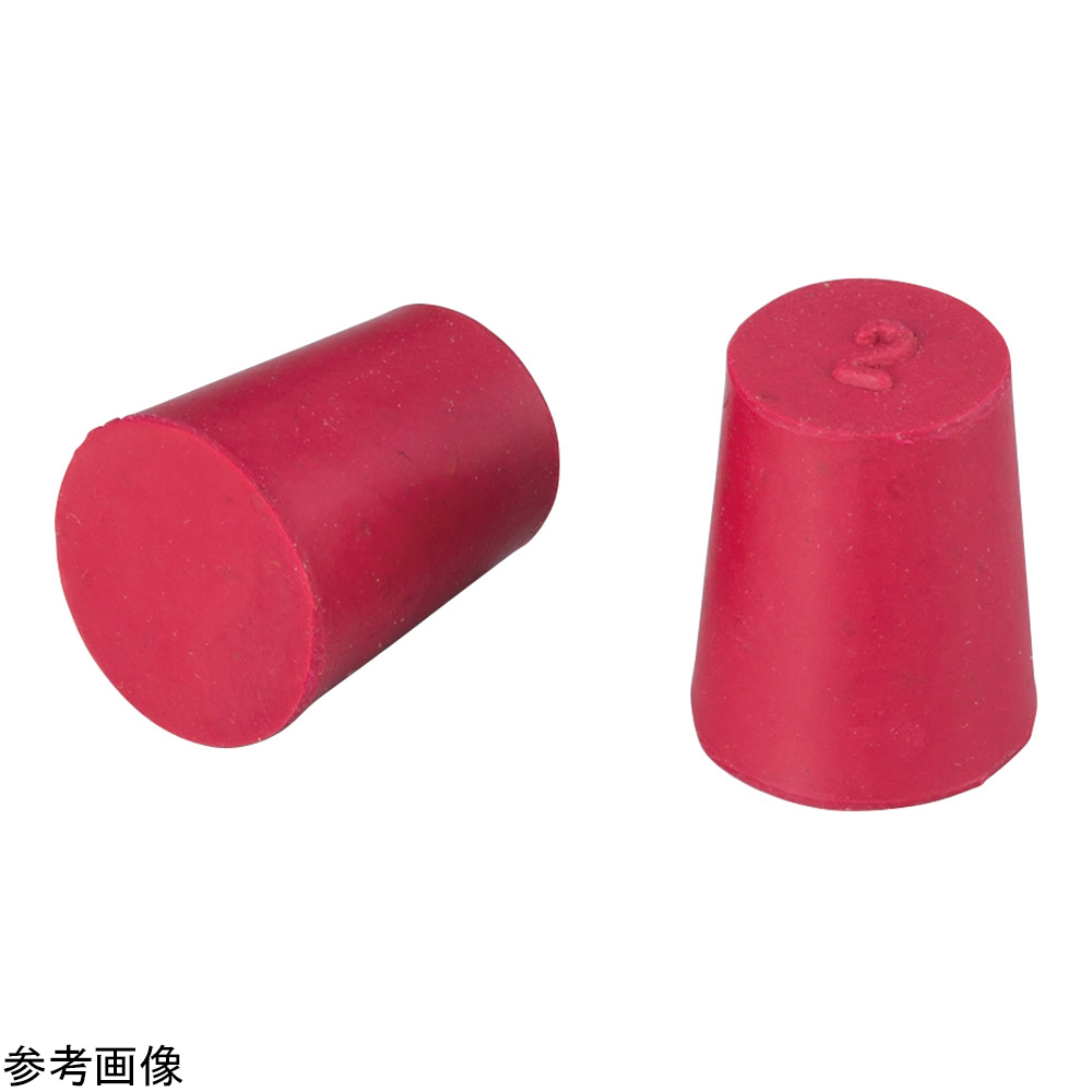 AS ONE Red Rubber Plug, 빨강 고무마개