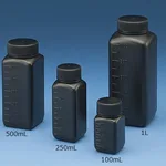 AS ONE J Bottle Square Type Wide-Mouth (Shading, Sterile), J 각형 광구병 (차광, 멸균처리)