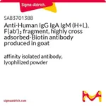 Merck Anti-Human IgG IgA IgM (H+L), F(ab')2 fragment, highly cross adsorbed-Biotin antibody produced in goat