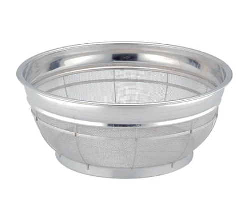 AS ONE Stainless Circular Universal Mesh Basket, F-Type, 스테인리스 원형 망바구니 (F 타입)