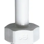 Thermo Fisher Scientific John Guest Stem Adapters, 3/8 in. OD Tube to 1/4 in. NPT(M), PP