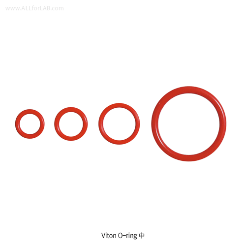 Daihan Science Silicone and Viton O-Ring, Red and Black, ID2.8~249.5mm, Autoclavable<br>With He