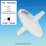 Daihan Science Biofil Φ50mm PTFE Syringe Filter, Non-sterile, with Hose Barb or Thread, 0.22 &