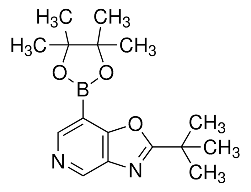 Merck 2-(tert-Butyl)-7-(4,4,5,5-tetramethyl-1,3,2-dioxaborolan-2-yl)oxazolo[4,5-c]pyridine