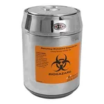 AS ONE Benchtop Biohazard Disposable Can, 자동개폐 바이오해저드 캔