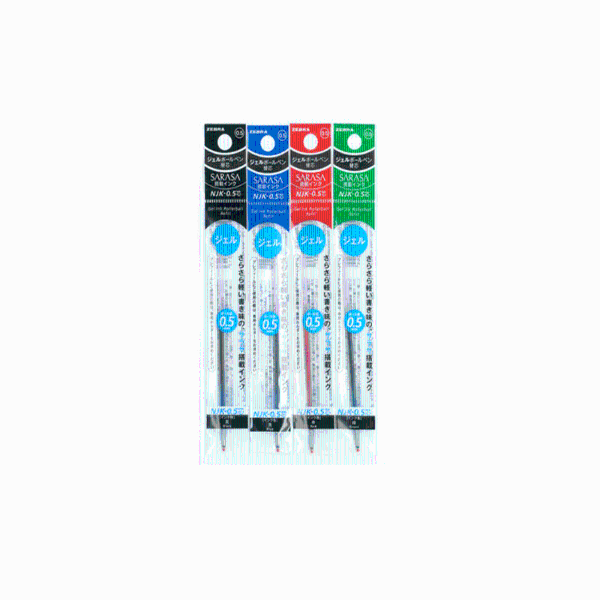 OFFICENEX 제브라 리필 0.5 녹색 NJK-0.5 (RNJK5-G)