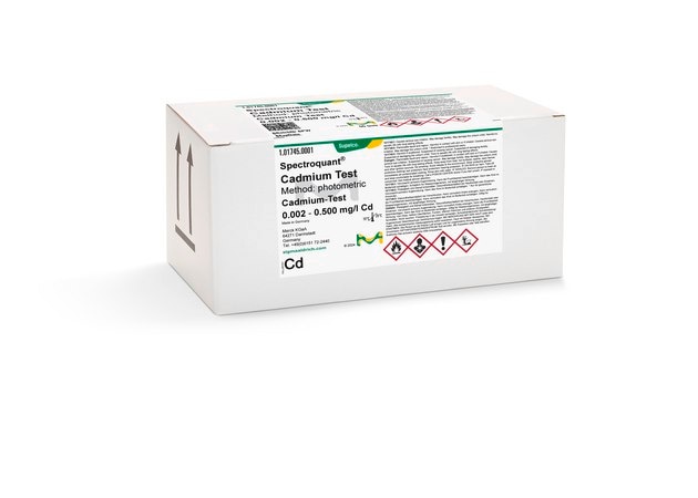 Merck CADMIUM TEST 0.002 - 0.500 MG/L 55 TES