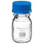 Thermo Fisher Scientific Reusable Glass Media Bottles with Cap, Capacity: 100mL