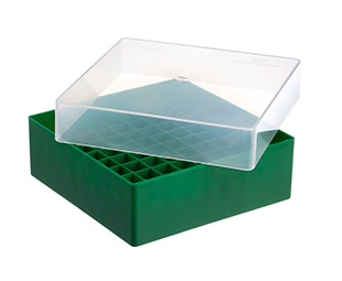 Greiner Bio One CRYO RACK FOR 81 CRYO.S, PP, GREEN,LID NATURAL, 1212XX, 1222XX, 1232XX, 1262XX, 5 PCS./BAG