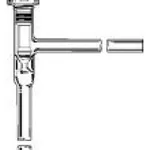 Thermo Fisher Scientific Kimble Kontes Right Angle with Tip O-Ring PTFE Plug HI-VAC Valves