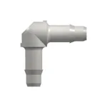 Elbow Tube Fitting with 400 Series Barbs, 1/8` (3.2 mm) ID Tubing