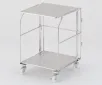 AS ONE Folding Wagon Under Laboratory Bench, 실험대 밑 접이식왜건
