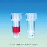 Daihan Science mediclin 2~3㎖ PS Disposable Blood Sample Cup, for HitachiTM Analyzer, Glassy-Cl