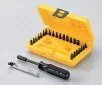AS ONE Midget Ratchet Wrench Kit(Inch. Millimeter Size), 미지트 래칫 렌치 키트(인치·밀리사이즈)