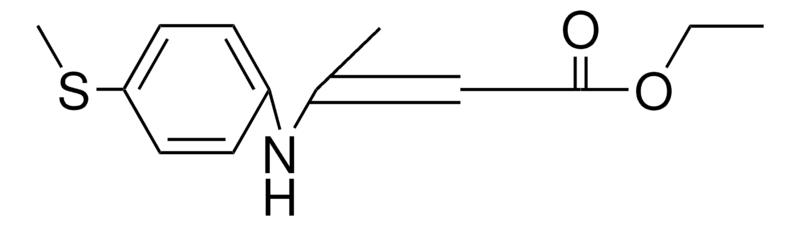 Merck ETHYL 3-(4-(METHYLTHIO)ANILINO)-