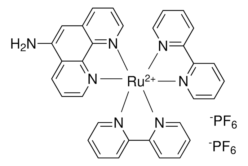 Merck Bis(2,2'-bipyridine)-(5-aminophenanthroline)ruthenium bis(hexafluorophosphate)