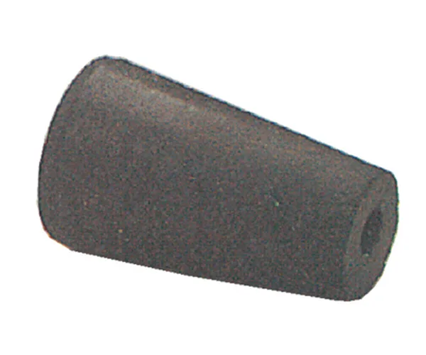 AVANTOR One-Hole Rubber Stoppers, Black
