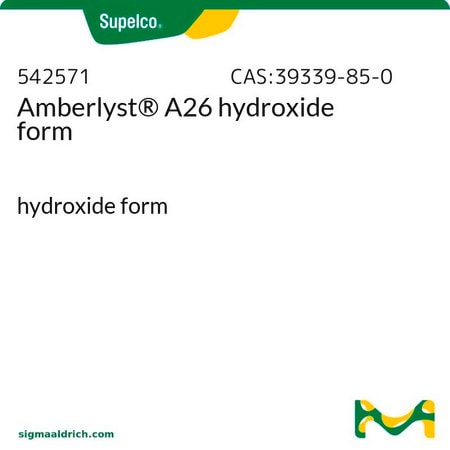 Merck Amberlyst(R) A26 hydroxide form