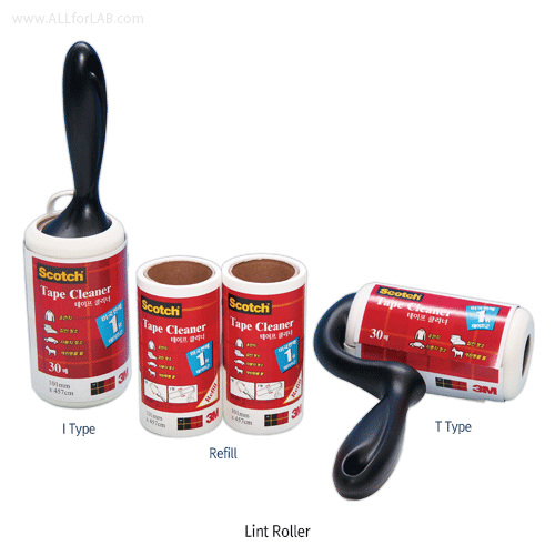 Daihan Science 3M Scotch Lint Roller, I ㆍ T type & RefillIdeal for Clothes·Carpets·Floors·Car