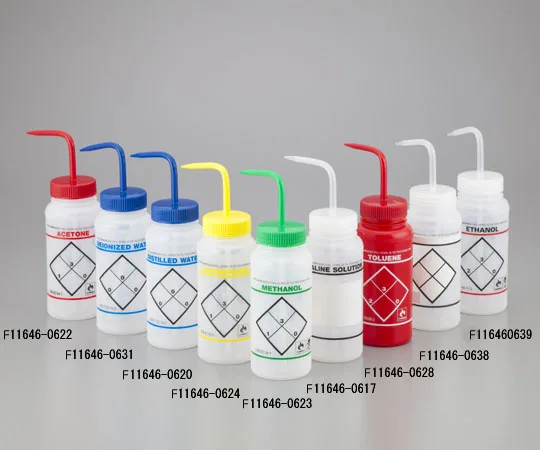 AS ONE Labeled Washing Bottle 500㎖ PE, 라벨 세척병 500㎖ PE