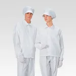 AS ONE Cleanroom Jacket AS249C (Unisex) CIC, 방진복 상의 (남녀 겸용)(클린 세탁품)