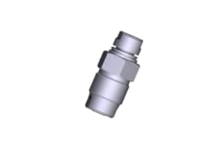 Waters Check Valve, Double ball and Seat, Titanium, 2/pk