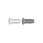Press-In Plug with 200 Series Barb, 5/32` (4.0 mm) ID Tubing
