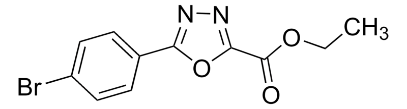 Merck Ethyl 5-(4-bromophenyl)-1,3,4-oxadiazole-2-carboxylate