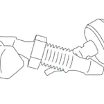 Waters Gas Supply Adaptor, Tubing and Fittings for PP96P