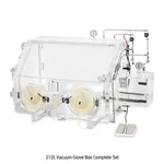 Daihan Science DAIHAN Premium 40mm PMMA Vacuum Glove Box Complete Set, with Natural Rubber Glo