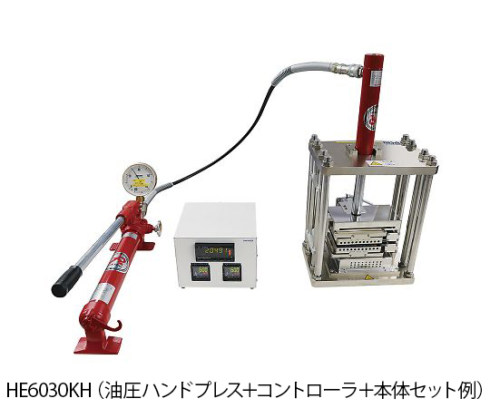 AS ONE Ultra-high Temperature Hydraulic Hand Press MAX 600℃, 초고온 유압 핸드프레스 (최고 600℃)