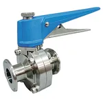 AS ONE Sanitary Butterfly Valve (Between Short SurFace), 위생 나비 밸브