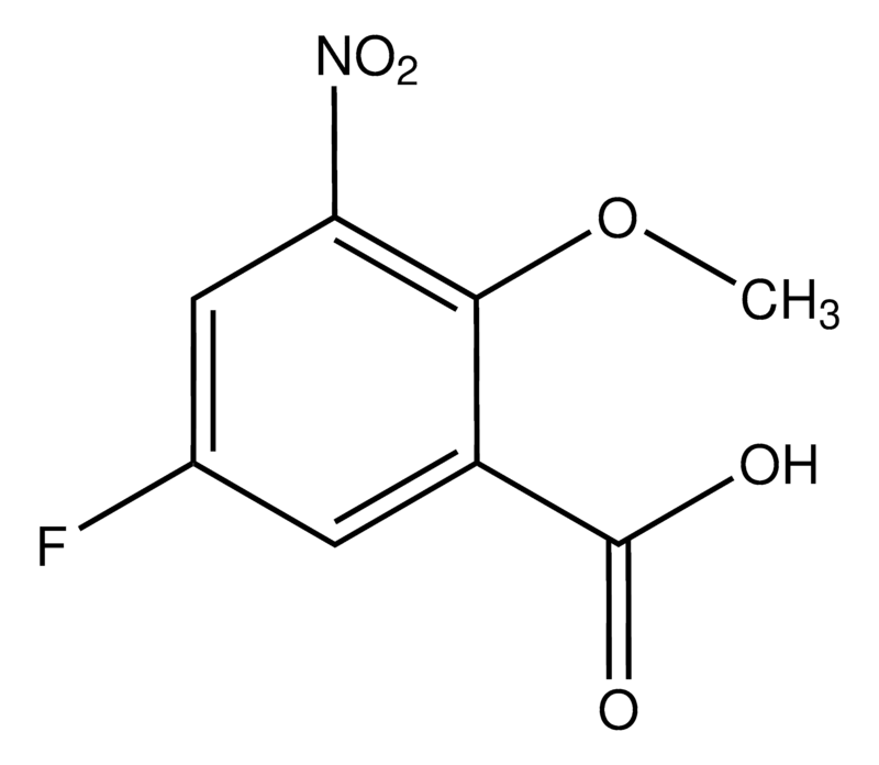 Merck 5-Fluoro-2-methoxy-3-nitrobenzoic acid