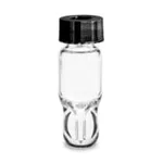 Waters Clear Glass 12 x 32 mm Screw Neck Total Recovery Vial, with Cap and PTFE Septum, 1 mL Volume, 100/pk