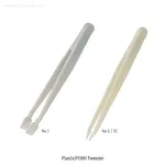 Daihan Science Tweezers, POM, Length 114mm<br>Heat Resistance at -40℃+85/90℃, 플라스틱 트위저